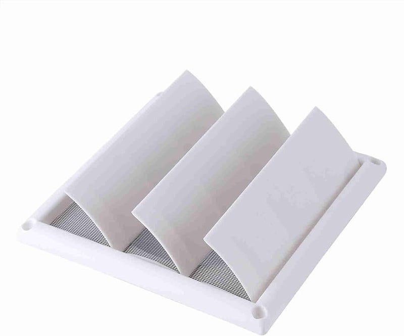 Plastic Vent Grille Cover With 3 Flaps For Kitchen Bathroom Extractor Fan And Tumble Dryer 20x20CM - Image 4